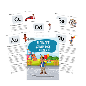 Digital Download Alphabet Activity Book (Letters A-E)