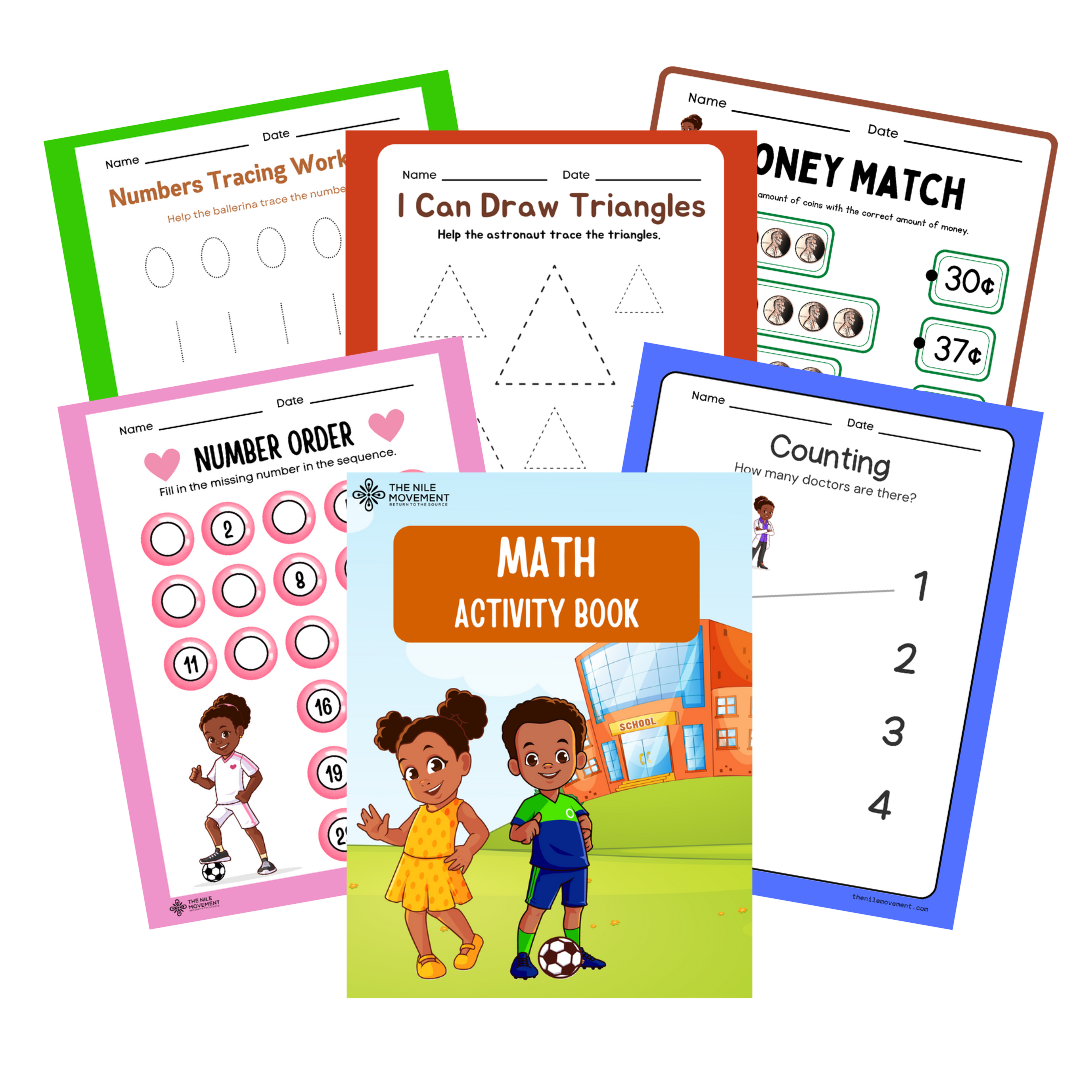 Digital Download Math Activity Book