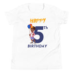 Load image into Gallery viewer, Girls&#39; Youth 5th Birthday T-Shirt
