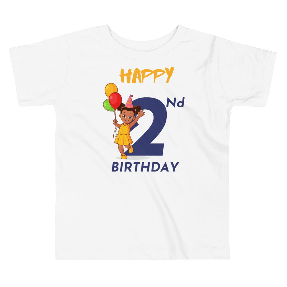 Girls' Toddler 2nd Birthday T-Shirt