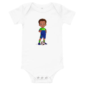 Boys' Soccer Short-Sleeve Bodysuit