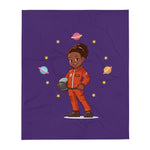 Load image into Gallery viewer, Girls&#39; Astronaut Throw Blanket
