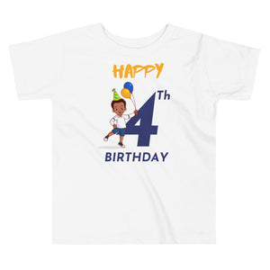 Boys' Toddler 4th Birthday T-Shirt