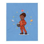 Load image into Gallery viewer, Girls&#39; Astronaut Throw Blanket
