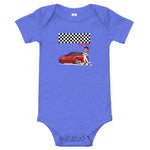 Load image into Gallery viewer, Boys&#39; Race Car Short-Sleeve Bodysuit
