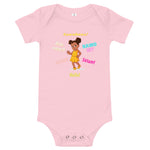 Load image into Gallery viewer, Girls&#39; Greetings in African Languages Short-Sleeve Bodysuit
