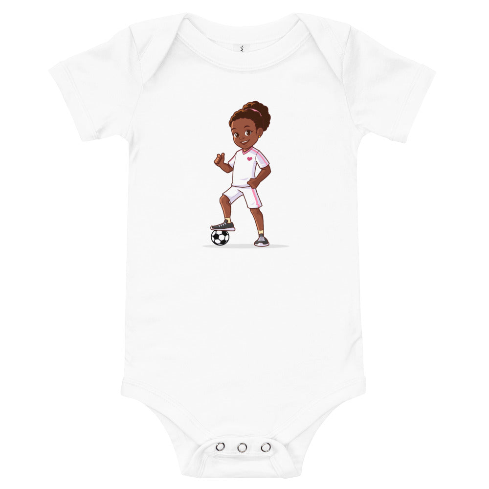 Girls' Soccer Short-Sleeve Bodysuit