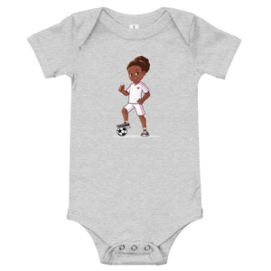 Girls' Soccer Short-Sleeve Bodysuit