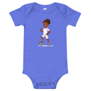 Girls' Soccer Short-Sleeve Bodysuit