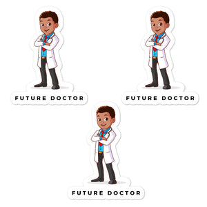 Boys' Future Doctor Stickers (3pcs)