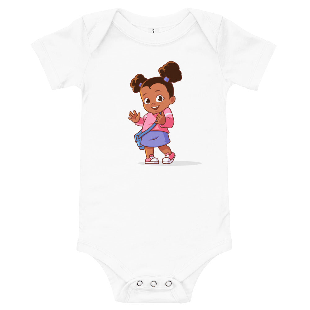 Girls' Short-Sleeve Bodysuit