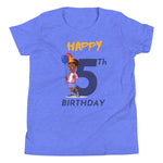 Load image into Gallery viewer, Girls&#39; Youth 5th Birthday T-Shirt
