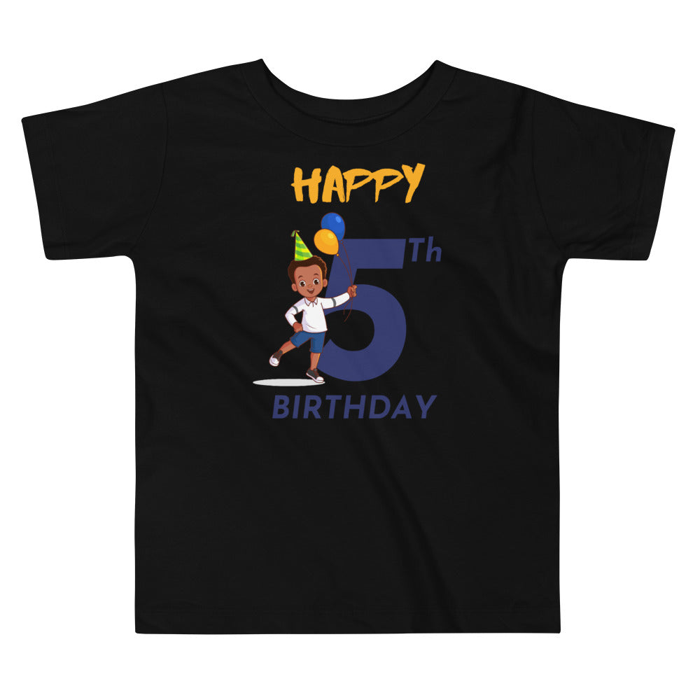 Boys' Toddler 5th Birthday T-Shirt