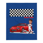 Load image into Gallery viewer, Boys&#39; Race Car Throw Blanket
