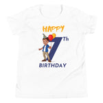 Load image into Gallery viewer, Boys&#39; Youth 7th Birthday T-Shirt
