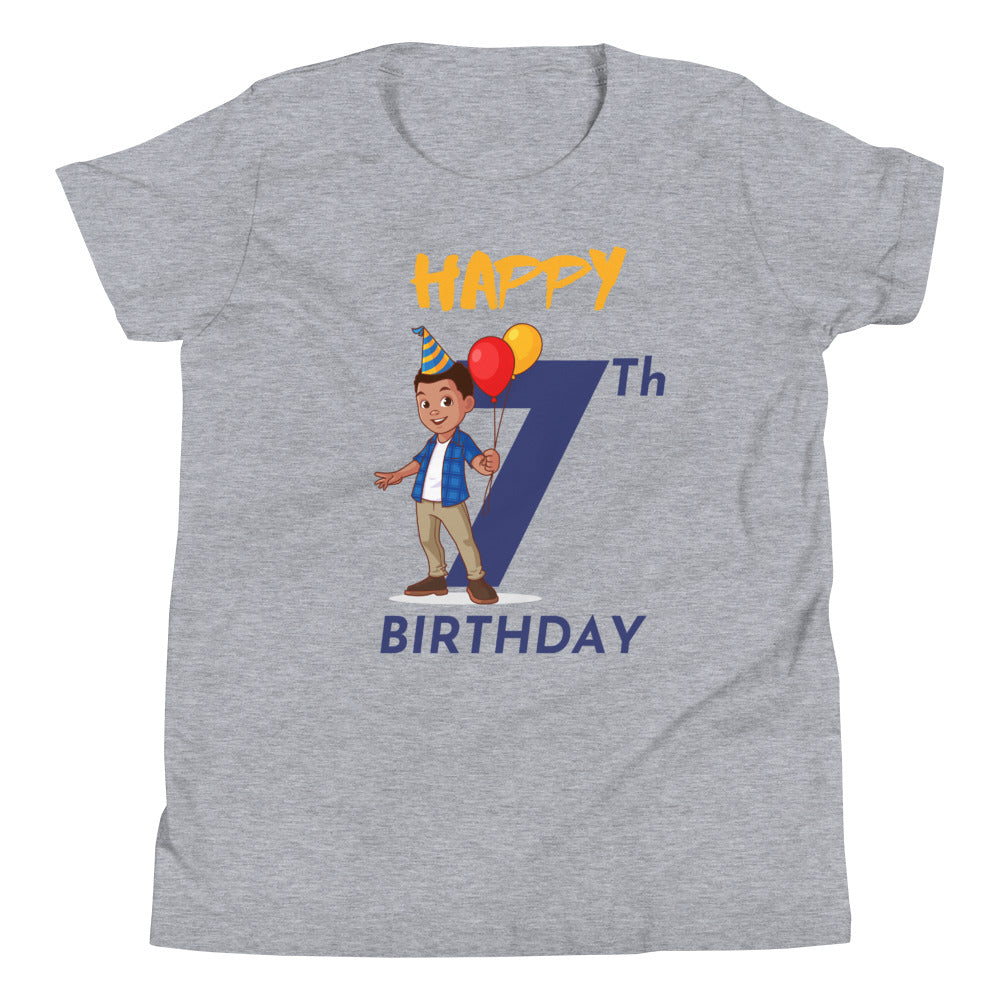 Boys' Youth 7th Birthday T-Shirt