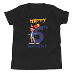 Load image into Gallery viewer, Boys&#39; Youth 5th Birthday T-Shirt
