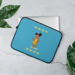 Load image into Gallery viewer, Girls&#39; Yellow Hearts Laptop Sleeve
