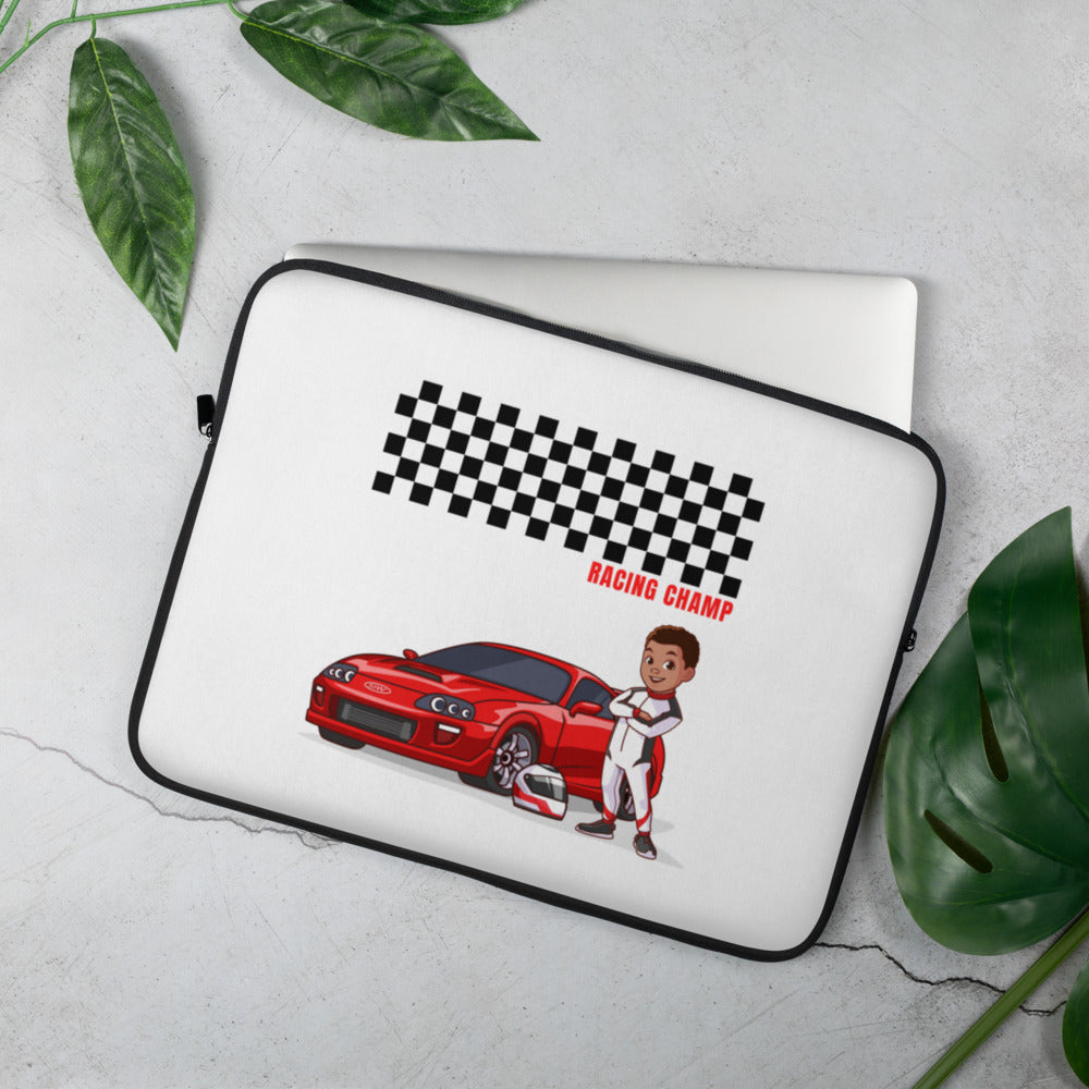 Boys' Race Car Laptop Sleeve