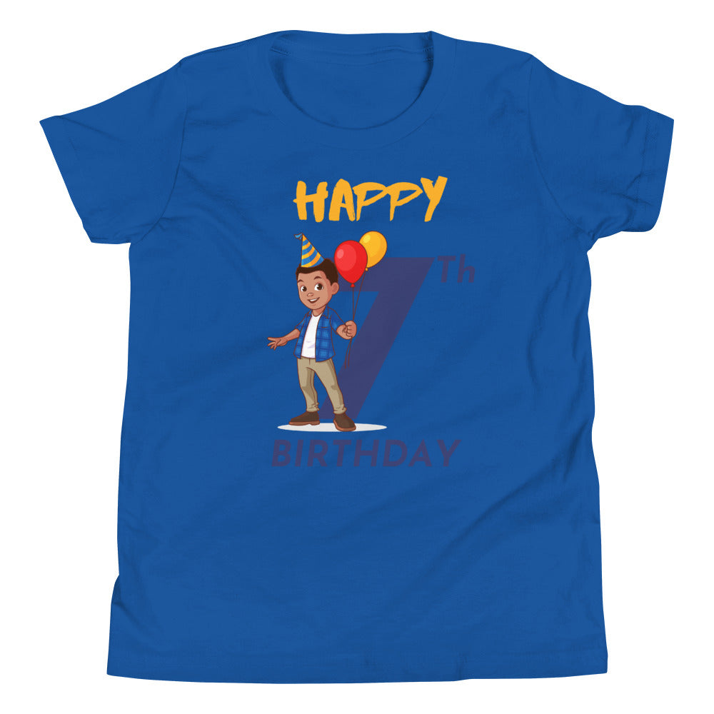 Boys' Youth 7th Birthday T-Shirt