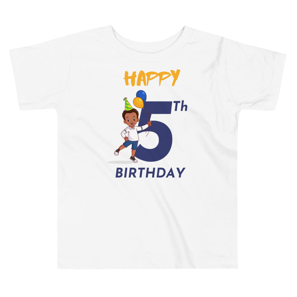 Boys' Toddler 5th Birthday T-Shirt