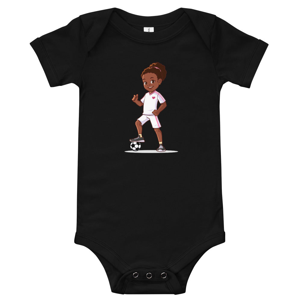 Girls' Soccer Short-Sleeve Bodysuit