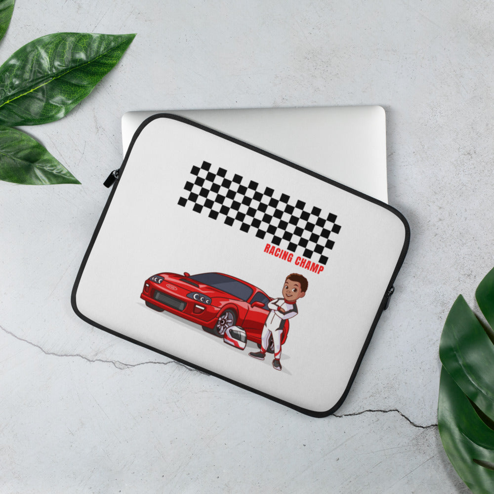 Boys' Race Car Laptop Sleeve