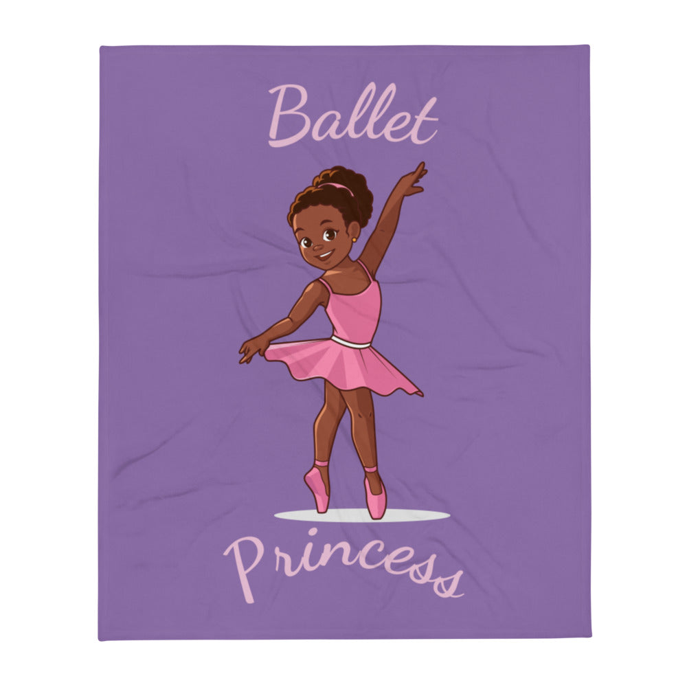 Girls' Ballet Princess Throw Blanket