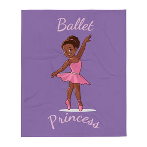 Girls' Ballet Princess Throw Blanket