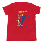 Load image into Gallery viewer, Boys&#39; Youth 7th Birthday T-Shirt
