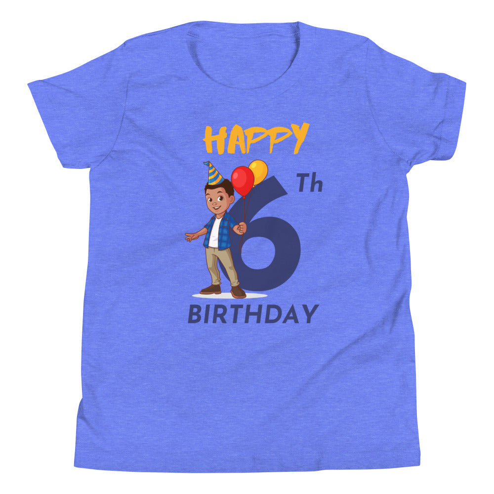 Boys' Youth 6th Birthday T-Shirt