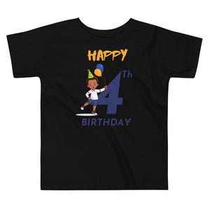 Boys' Toddler 4th Birthday T-Shirt