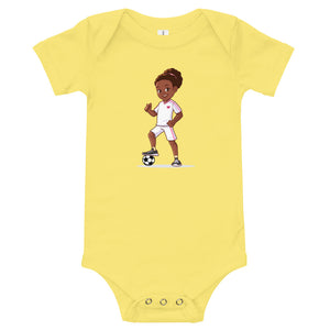 Girls' Soccer Short-Sleeve Bodysuit