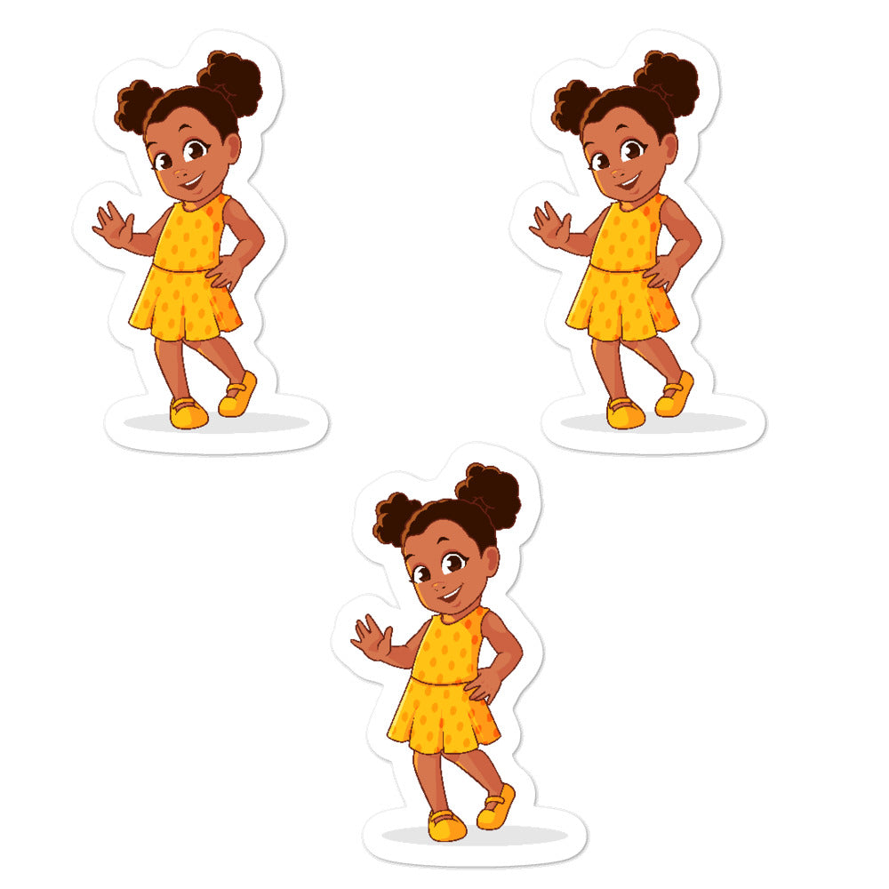 Girls' Stickers (3pcs)