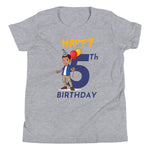 Load image into Gallery viewer, Boys&#39; Youth 5th Birthday T-Shirt
