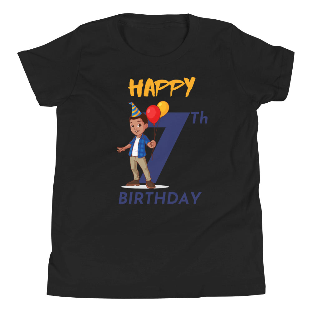 Boys' Youth 7th Birthday T-Shirt