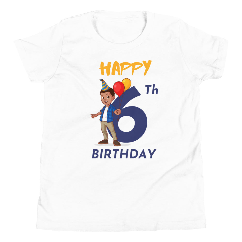 Boys' Youth 6th Birthday T-Shirt