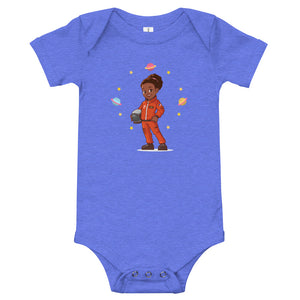 Girls' Astronaut Short-Sleeve Bodysuit