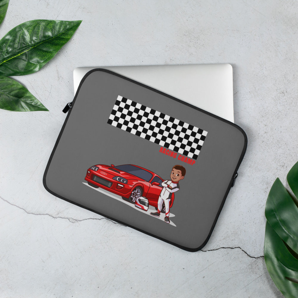 Boys' Race Car Laptop Sleeve