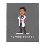 Load image into Gallery viewer, Boys&#39; Future Doctor Throw Blanket
