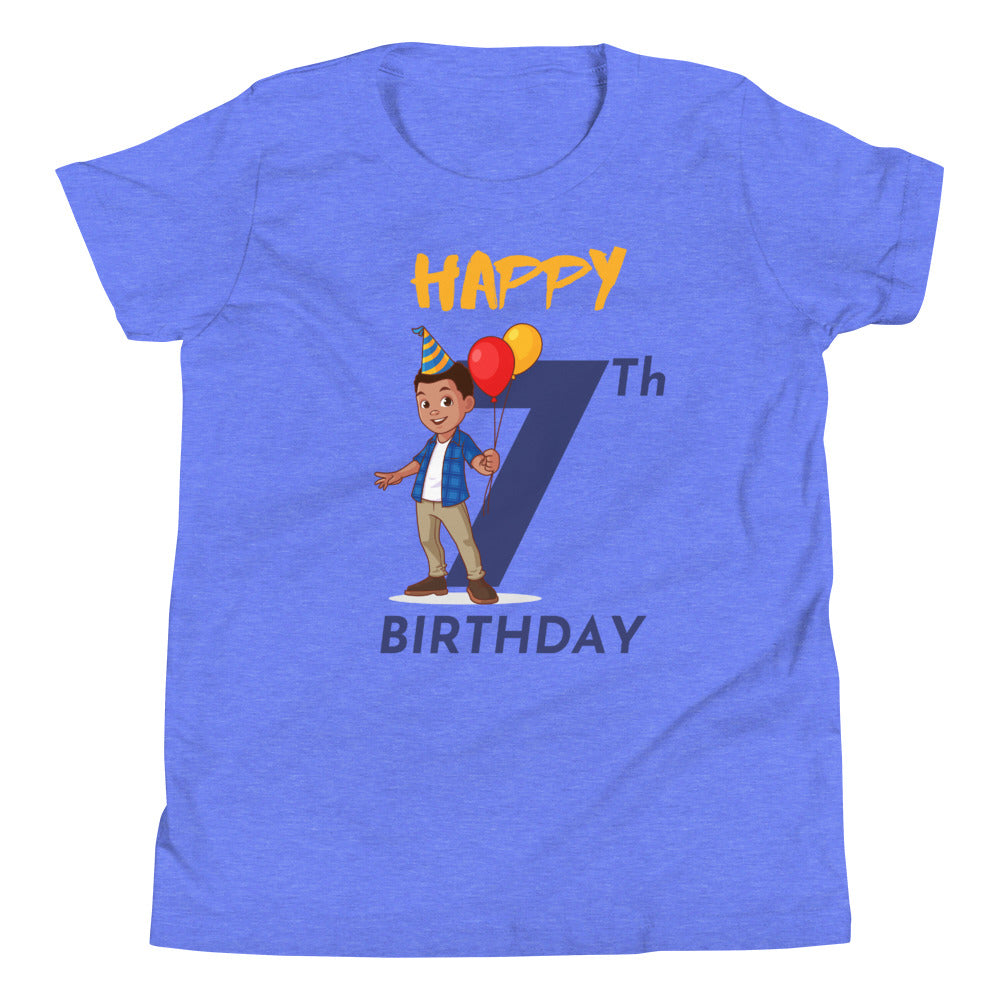 Boys' Youth 7th Birthday T-Shirt