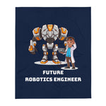 Load image into Gallery viewer, Boys&#39; Robotics Engineer Throw Blanket
