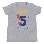 Load image into Gallery viewer, Girls&#39; Youth 5th Birthday T-Shirt
