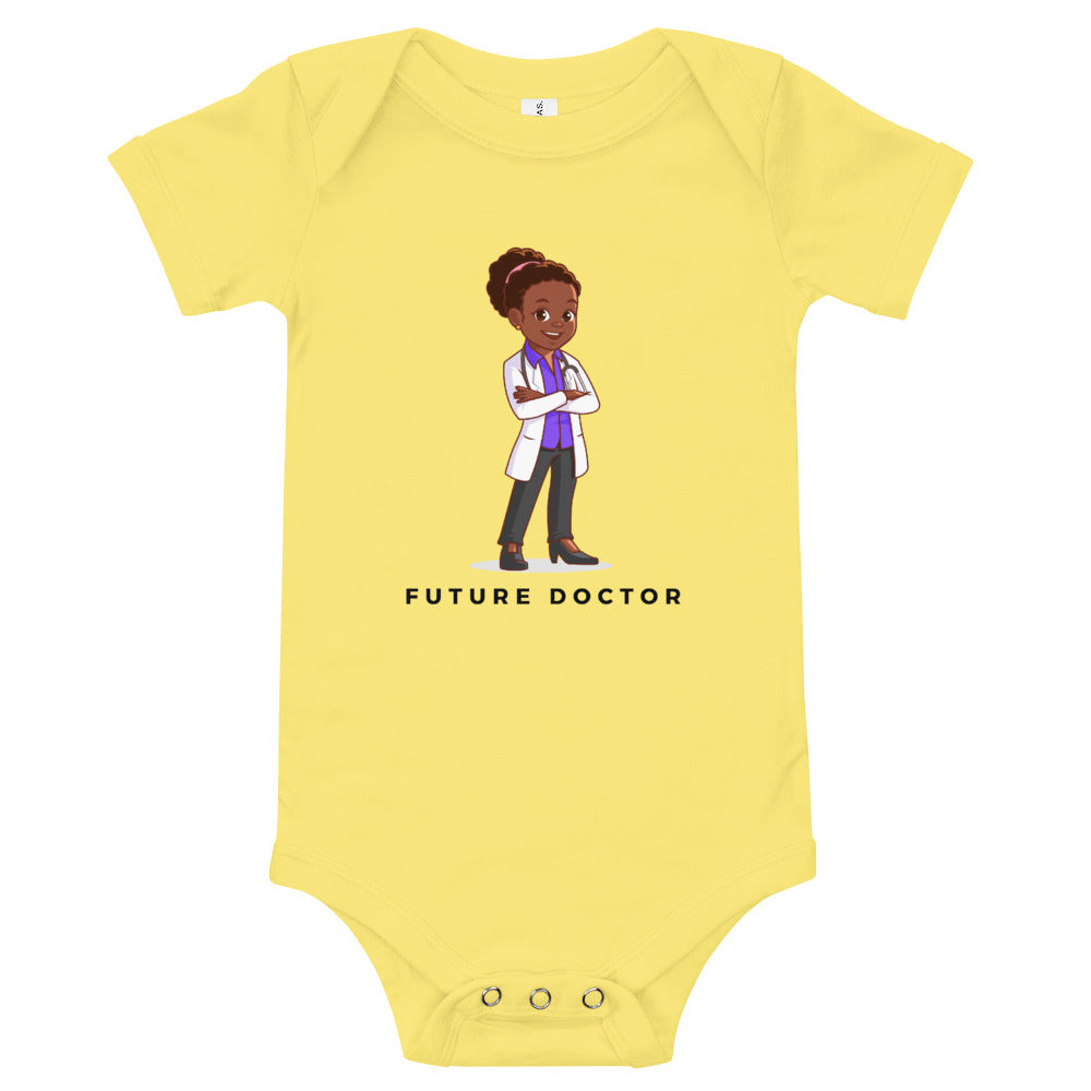 Girls' Future Doctor Short-Sleeve Bodysuit