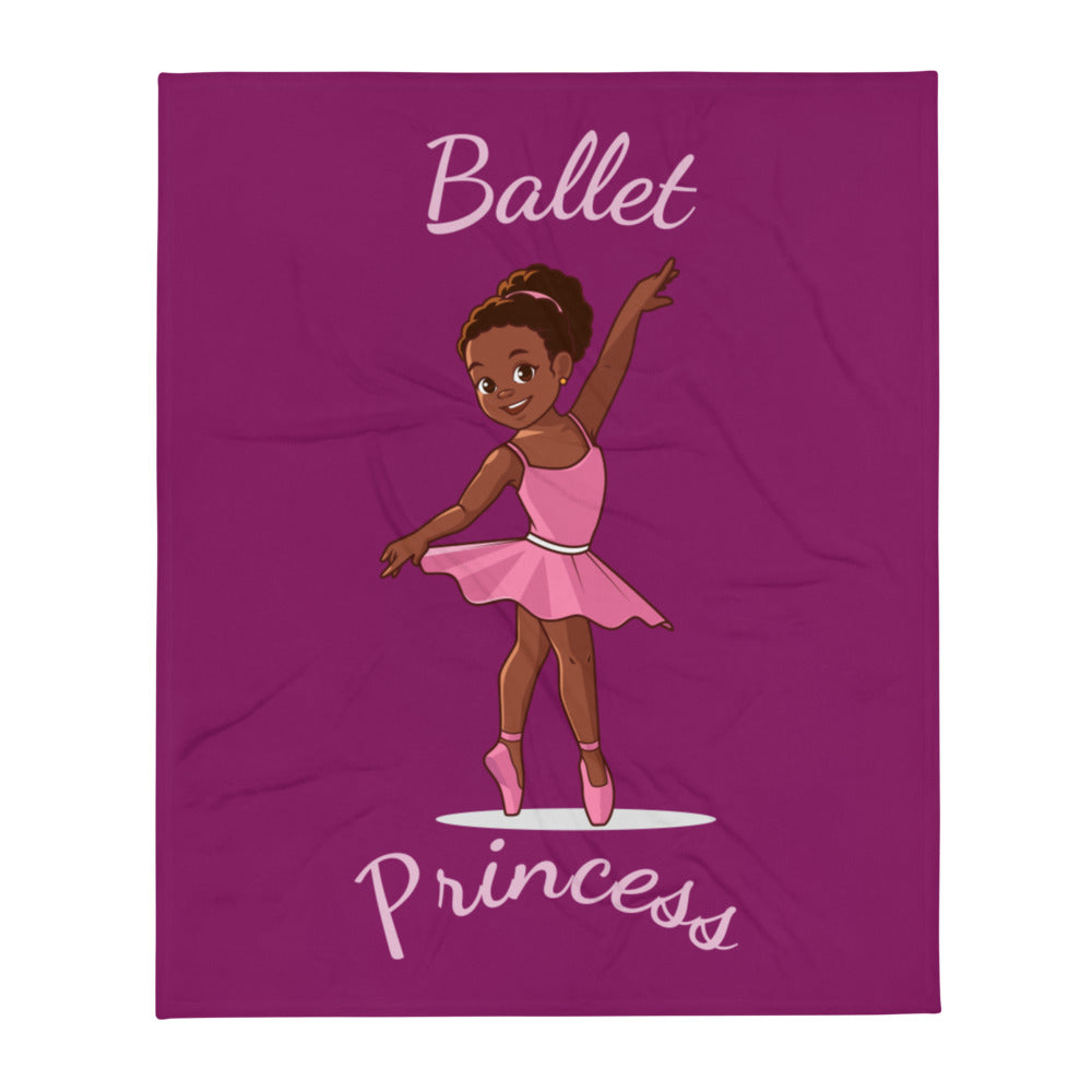 Girls' Ballet Princess Throw Blanket