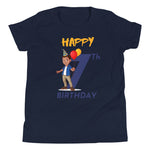 Load image into Gallery viewer, Boys&#39; Youth 7th Birthday T-Shirt
