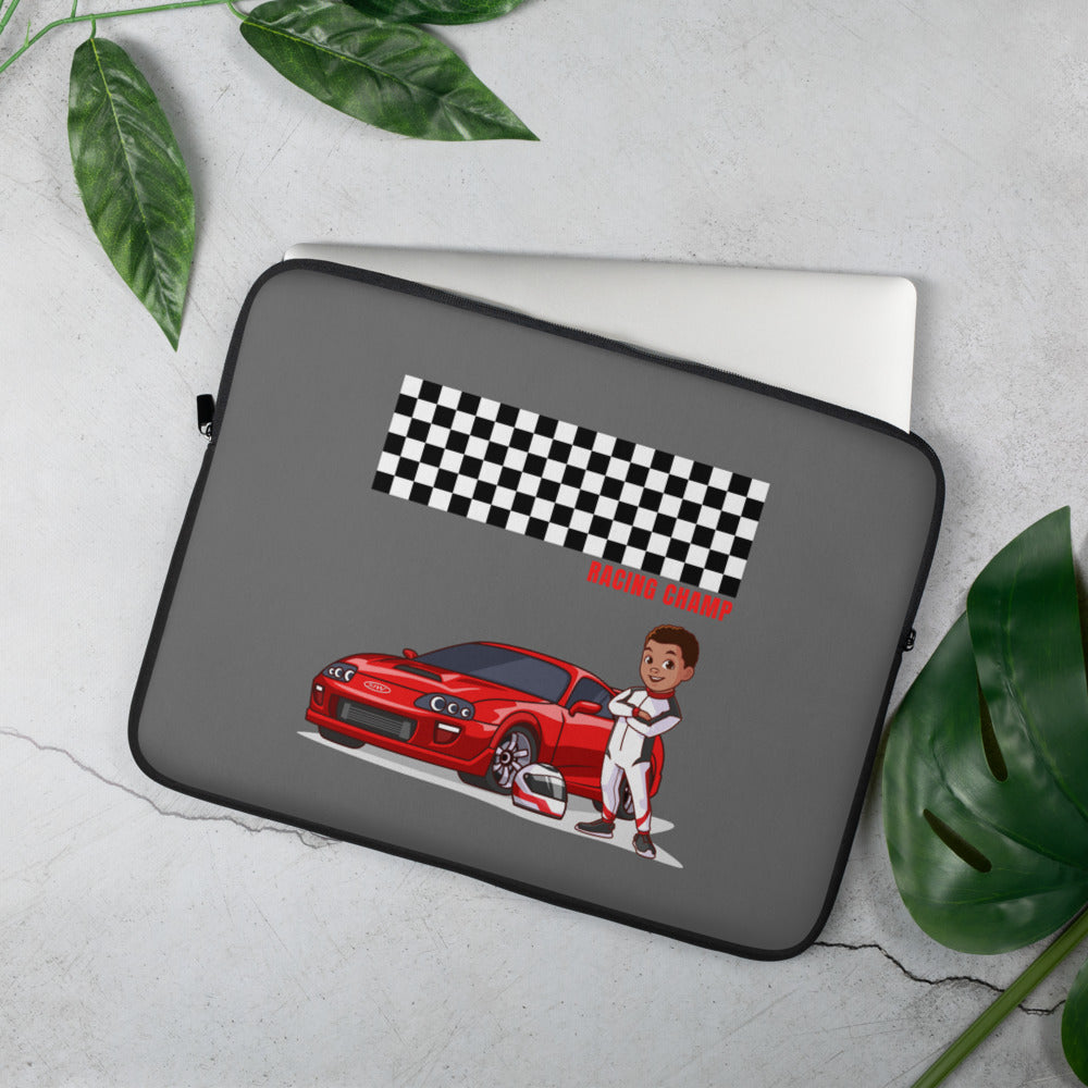 Boys' Race Car Laptop Sleeve