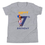 Load image into Gallery viewer, Girls&#39; Youth 7th Birthday T-Shirt
