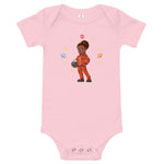 Load image into Gallery viewer, Girls&#39; Astronaut Short-Sleeve Bodysuit
