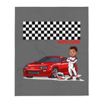 Load image into Gallery viewer, Boys&#39; Race Car Throw Blanket
